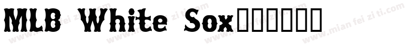 MLB White Sox字体转换
